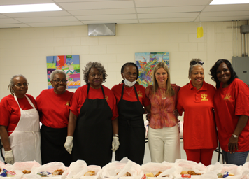 FLOVA avec les volontaires du Hope Center